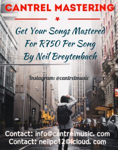 Cantrel Mastering by Neil Breytenbach